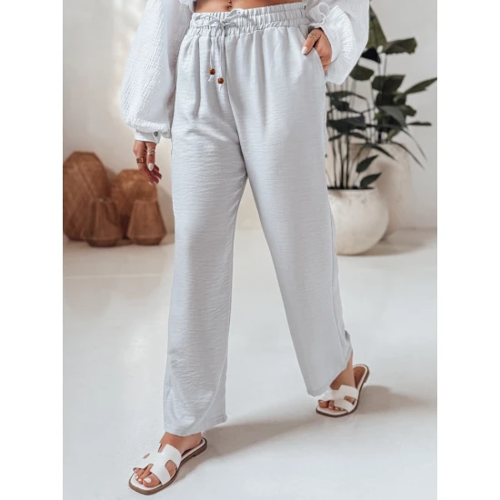 Sieviešu gaiši pelēkas ikdienas bikses Fiona UY2646