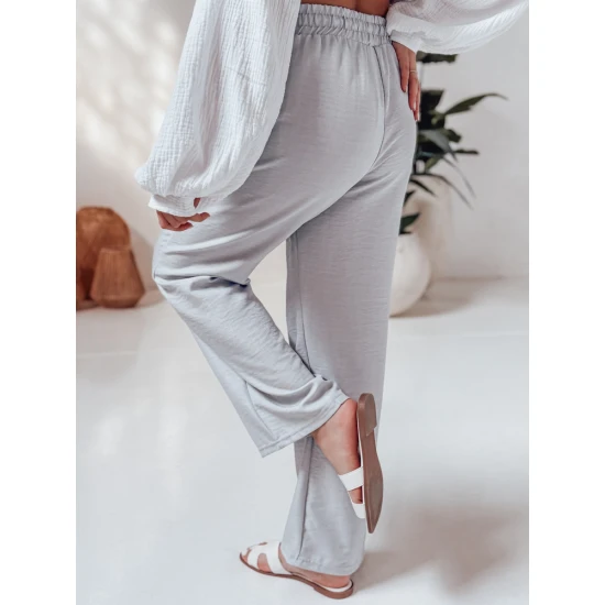 Sieviešu gaiši pelēkas ikdienas bikses Fiona UY2646