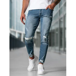 Vīriešu zilie džinsi Aden