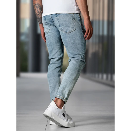 Vīriešu zili džinsi Styvin Džinsi un džogeri