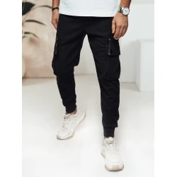 Vīriešu melnas bikses Rosko