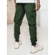 Vīriešu tumši zaļas bikses Rosko UX4467