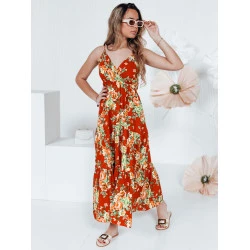 Sieviešu sarkana gara kleita Missblossy