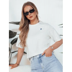 Sieviešu balts T-krekls Mila