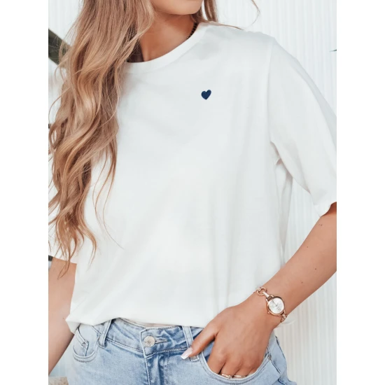 Sieviešu balts T-krekls Mila T-krekls