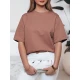 Sieviešu brūns T-krekls Silvi T-krekls