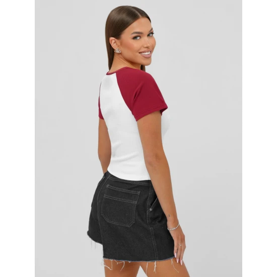 Sieviešu balts/arkans krekls Seattle USA JS/R61627