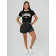 Sieviešu melns Kannu T-krekls JS/R62184