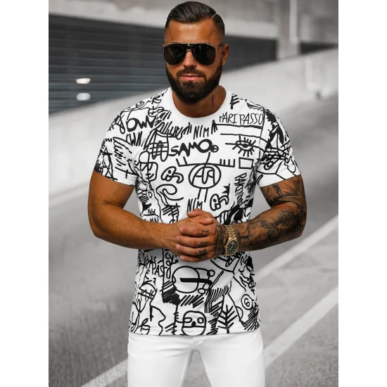 Vīriešu balts krekls Line O/T1269/1