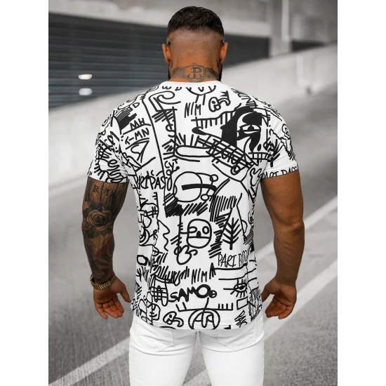 Vīriešu balts krekls Line O/T1269/1