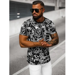 Vīriešu melns krekls Line