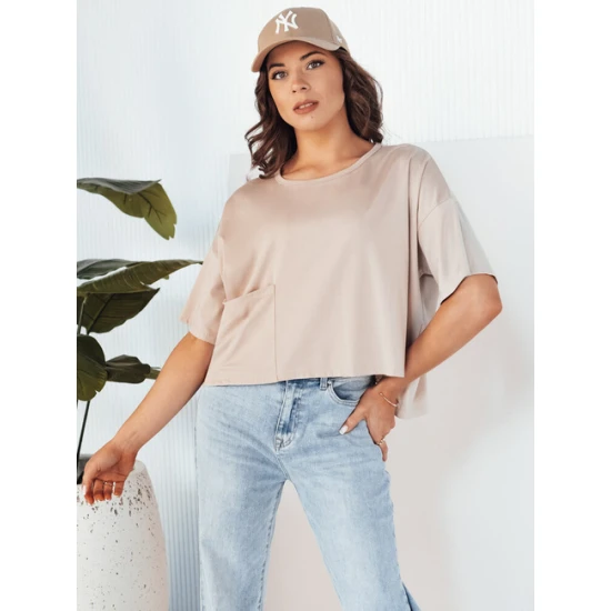 Sieviešu lielizmēra brūns krekls Eling T-krekls