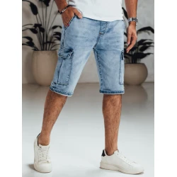 Vīriešu zili džinsa šorti Efect
