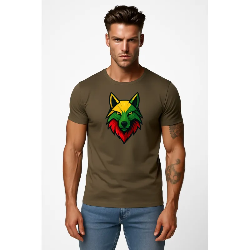 Vīriešu haki krekls Wolf PK4021