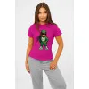 Sieviešu rozā T-krekls Bear PK4023