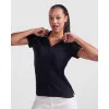 Sieviešu melns polo krekls Princess T-krekls | Polo Roly