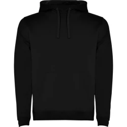 Melns džemperis ar kapuci Urban