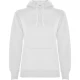 Sieviešu balts džemperis ar kapuci Urban women