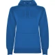Sieviešu zils džemperis ar kapuci Urban women