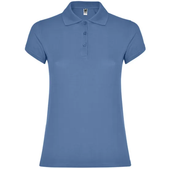 Sieviešu zils polo krekliņš Riviera Blue Star T-krekls | Polo Roly