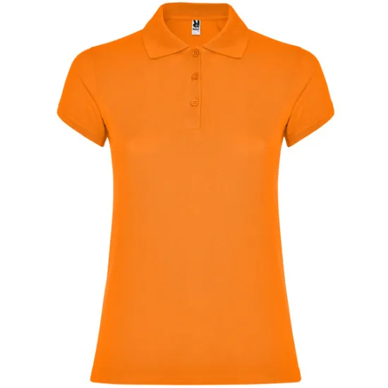 Sieviešu oranžs polo krekliņš Star T-krekls | Polo Roly