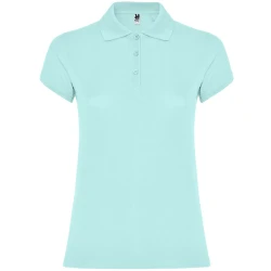 Sieviešu gaiši piparmētru polo krekliņš Star