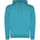 Tirkīza džemperis ar kapuci Urban