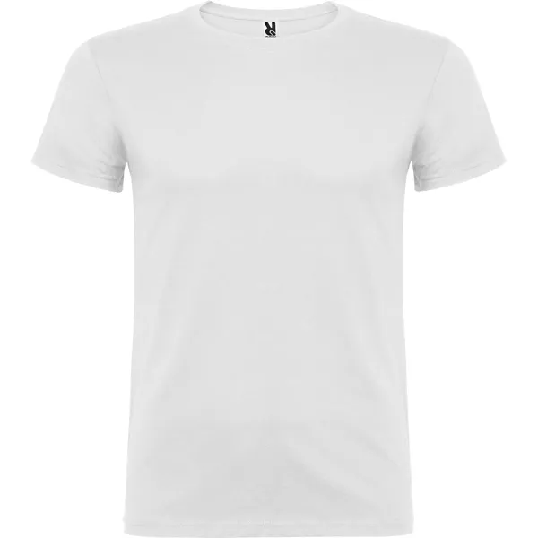 Vīriešu balts Beagle T-krekls T-krekls | Polo Roly