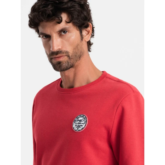 Vīriešu sarkans džemperis Solan Džemperi bez kapuciņiem