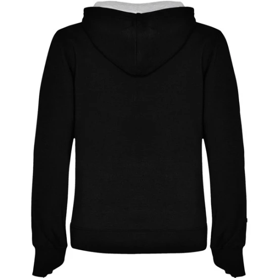 Sieviešu melns/pelēks džemperis ar kapuci Urban women Džemperi ar kapuci Roly