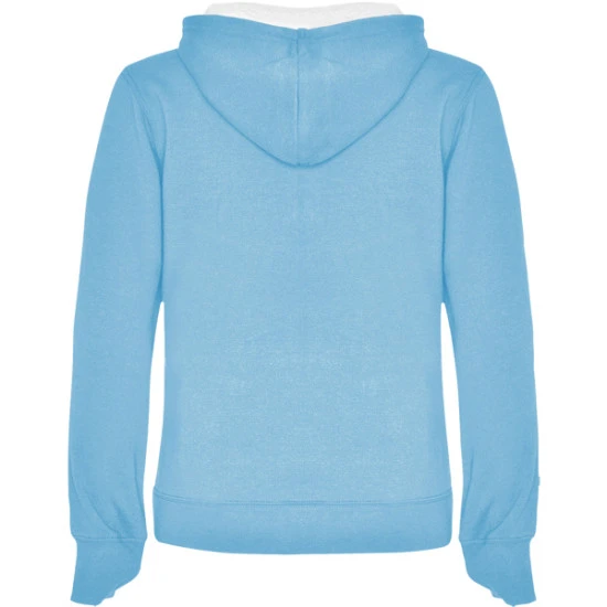 Sieviešu gaiši zils/balts džemperis ar kapuci Urban women Džemperi ar kapuci Roly