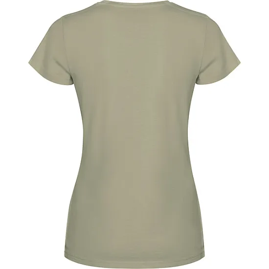 Naisten vaalea khaki T-paita FIYI T-paita | Polo