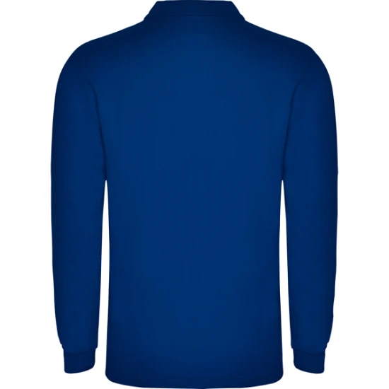 Vīriešu spilgti zils polo krekls ar garām piedurknēm Carpe T-krekls | Polo Roly