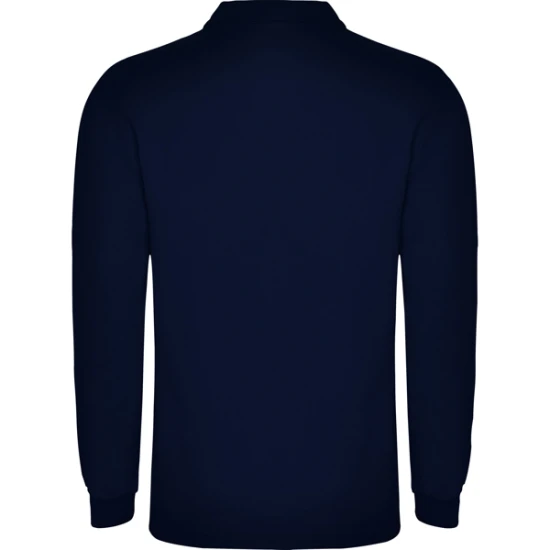 Vīriešu tumši zils polo krekls ar garām piedurknēm Carpe T-krekls | Polo Roly