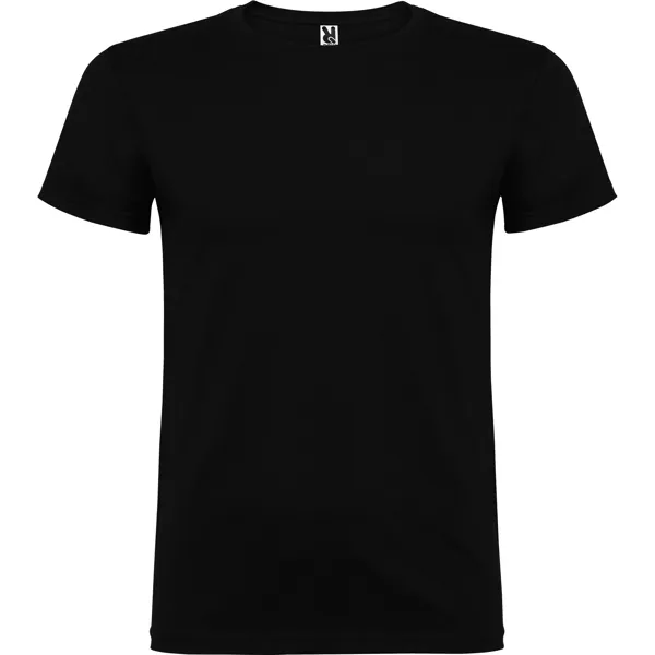 Vīriešu melns Beagle T-krekls T-krekls | Polo Roly