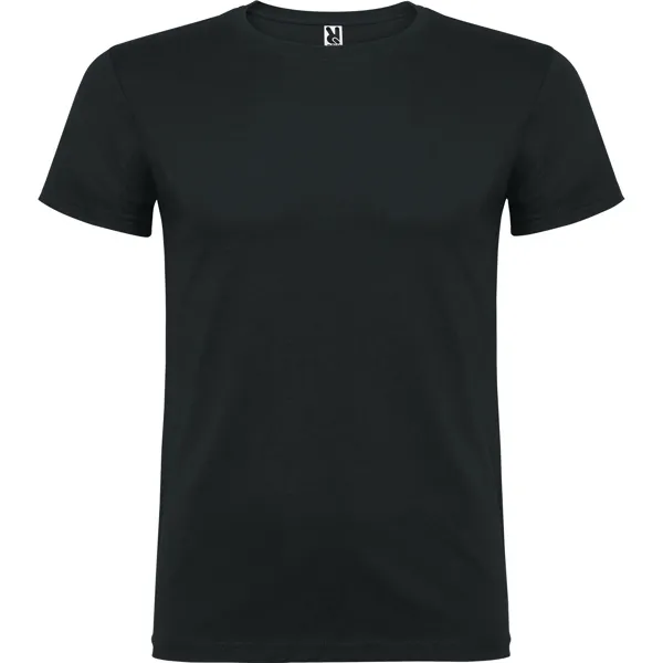 Vīriešu melns Beagle T-krekls T-krekls | Polo Roly