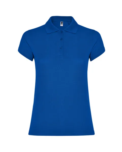 Sieviešu spilgti zils polo krekliņš Star