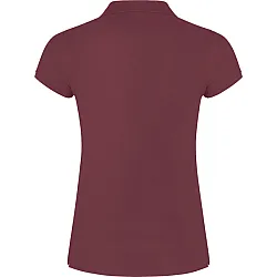 Sieviešu bordo krāsas vīna polo krekliņš Star