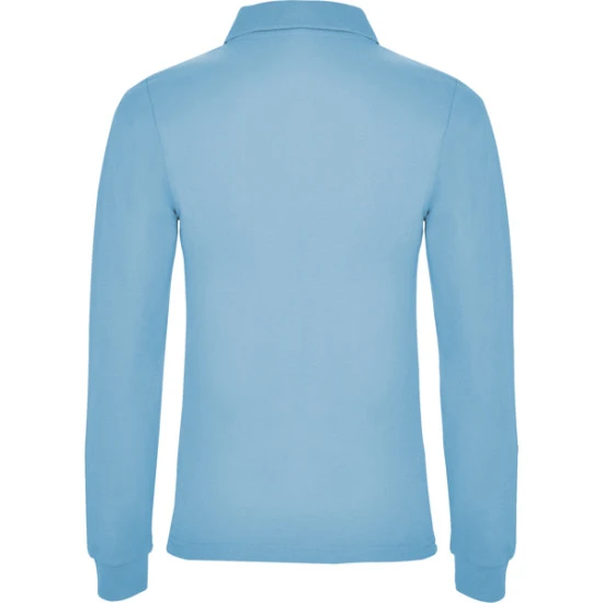 Sieviešu gaiši zils polo krekls ar garām piedurknēm Estrella T-krekls | Polo Roly