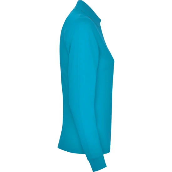 Sieviešu zils polo krekliņš ar garām piedurknēm Estrella T-krekls | Polo Roly