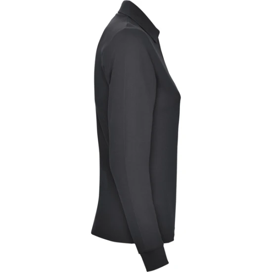 Sieviešu tumši pelēks polo krekls ar garām piedurknēm Estrella T-krekls | Polo Roly