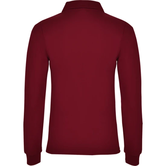 Sieviešu bordo krāsas polo krekliņš ar garām piedurknēm Estrella T-krekls | Polo Roly