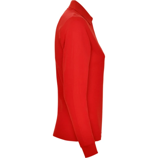 Sieviešu sarkans polo krekliņš ar garām piedurknēm Estrella T-krekls | Polo Roly