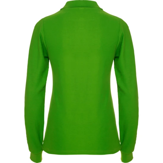 Sieviešu zaļš polo krekliņš ar garām piedurknēm Estrella T-krekls | Polo Roly