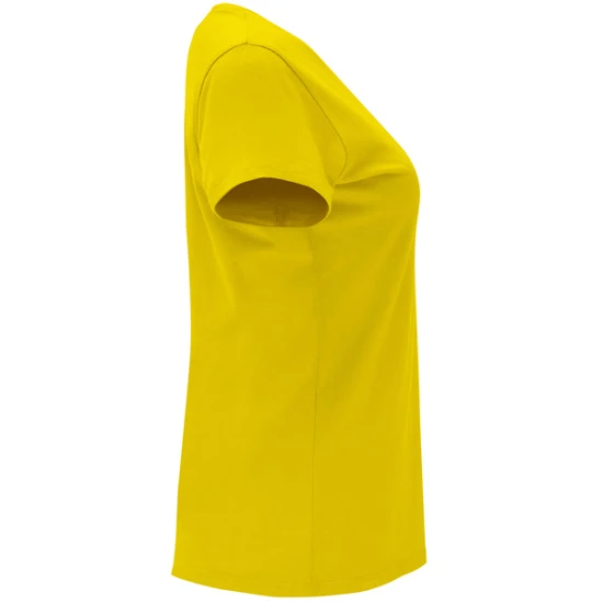 Sieviešu kapri krekls dzeltenā krāsā T-krekls | Polo Roly