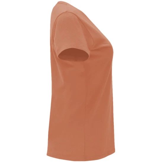 Sieviešu kapri krekls ar apdegušo māla krāsu T-krekls | Polo Roly