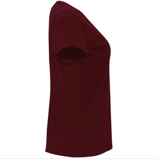 Sieviešu bordo krāsas krekls Capri T-krekls | Polo Roly