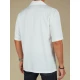 Vīriešu balts krekls ar īsām piedurknēm Kenat Krekli