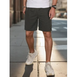 Vīriešu tumši pelēkie šorti Anet