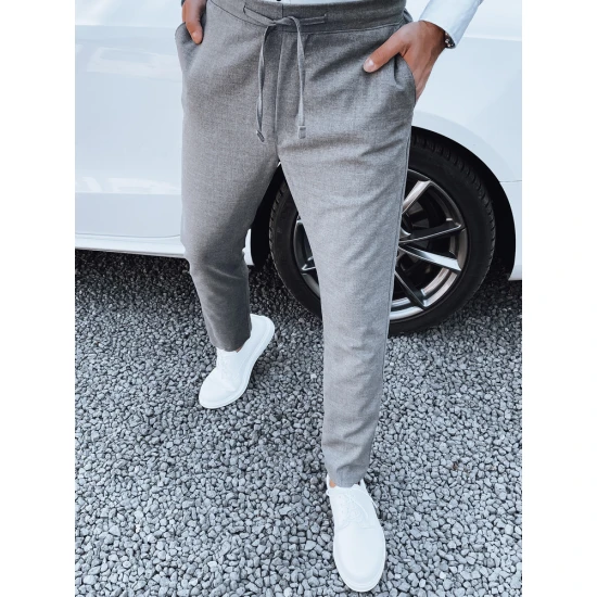 Vīriešu gaiši pelēkas bikses Ursan Klasiskās bikses